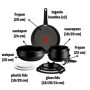 Batterie de cuisine Tefal Ingenio Explore 13 pièces, empilable et antiadhésive