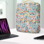 Sacoche Fleur TiMOVO pour Tablettes 13 Pouces avec Bandoulière Amovible