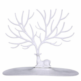 Présentoir à Bijoux Arbre Cerf PARENCE - Organisateur Élégant pour Boucles d'Oreilles et Colliers