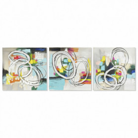 Cadre DKD Home Decor Abstrait Moderne (60 x 2,8 x 60 cm) (3 Unités) 97,99 €