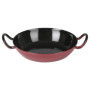 Poêle Wok Émaillée Riess Rouge Ø 20 cm - Compatible Induction et Gaz