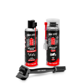 Kit Nettoyage et Lubrification Chaîne Moto ERRECOM 1000 Miglia