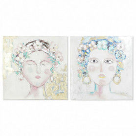 Cadre DKD Home Decor Femme (100 x 3,5 x 100 cm) (2 Unités) 169,99 €