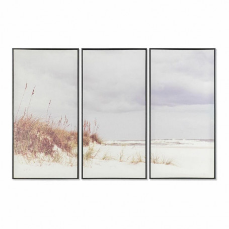 Toile DKD Home Decor Plage méditerranéen (120 x 2,8 x 80 cm) (3 pcs) (2 Unités) 154,99 €