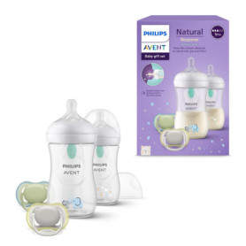 Coffret Biberons Philips Avent Natural Response avec Sucettes Ultra Air