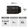 Objectif Sony FE 70-300 mm F4,5-5,6 G OSS pour Appareil Photo