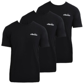 Lot de 3 T-Shirts Ellesse Azzini pour Homme - Noir