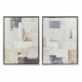 Cadre DKD Home Decor Abstrait Moderne (60 x 3 x 80 cm) (2 Unités) 183,99 €