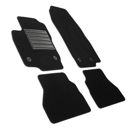 Tapis de Sol Sur Mesure en Velours pour Ford B-Max 2012-2018 - Noir