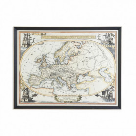 Cadre DKD Home Decor Mappemonde (83,5 x 3 x 63,5 cm) 209,99 €