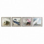 Cadre DKD Home Decor Oiseau Oriental (60 x 2,5 x 60 cm) (4 Unités) 249,99 €