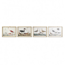 Cadre DKD Home Decor Oiseaux Moderne (60 x 2,8 x 45 cm) (4 Unités) 219,99 €