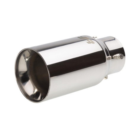 Embout d'Échappement Inox Rond Simoni Racing - Ø90mm, Longueur 185mm