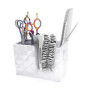 Organisateur de Coiffure Uxsiya - Support de Rasoir et Boîte de Rangement Blanc