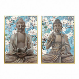 Cadre DKD Home Decor Buda Oriental (51,5 x 3,5 x 71,5 cm) (2 Unités) 97,99 €