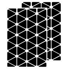 Kit de 2 Autocollants Réfléchissants VINATO pour Vélo et Scooter