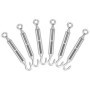 QWORK Tendeur de Câble M8 en Acier Inoxydable - Lot de 6 avec Crochets et Œillets
