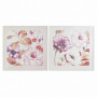 Cadre DKD Home Decor Roses (2 Unités) (70 x 3 x 70 cm) 85,99 €