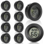 Lot de 10 Hygromètres Numériques WIYETY avec Écran LCD pour Intérieur