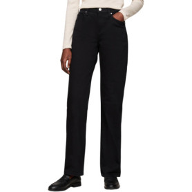 Jean Femme Tommy Hilfiger Classic Stay Straight Fit en Denim Noir