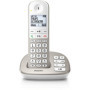 Philips XL4951S Téléphone Fixe Sans Fil avec Répondeur - Idéal pour Seniors - Blanc