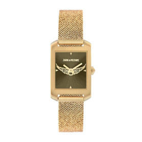 Montre Rectangulaire Or Voltaire de Zadig&Voltaire