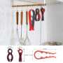 Gtwinsone 3 Pièces 6 en 1 Multifonctionnel Ouvre Bocal Manuel Facile Ouvre Canette Can Opener Caoutchouc Bocaux Pince à Bocaux C