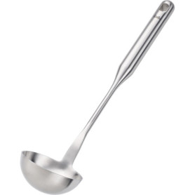 Cuillère à Sauce Fissler Essential en Acier Inoxydable - Louche à Soupe 33,5 cm