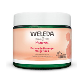 Baume de Massage Weleda pour Vergetures - 150 ml - Prévient et Réduit l'Apparition des Vergetures