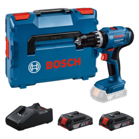 Perceuse-visseuse sans fil Bosch Professional GSB 18V-25 avec 2 batteries