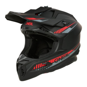 Casque de Motocross O'NEAL C-SRS Rouge - Sécurité et Confort Optimal