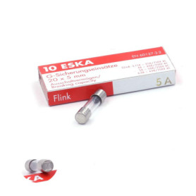 Fusibles rapides en verre 5A - Pack de 10 unités