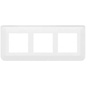 Plaque de finition Mosaic Legrand pour rénovation 3x2 modules - Blanc