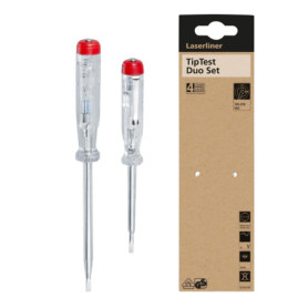 Kit Testeur de Phase Laserliner TipTest Duo - 2 Testeurs de Tension Unipolaires