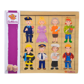 Eichhorn Puzzle Mix and Match - 30 pièces en contreplaqué FSC