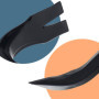 Pied-de-biche XL en Acier Trempé 90 cm - Outil de Levage Noir