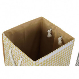 Panier à linge DKD Home Decor Pied de coq Polyester (36 x 36 x 55 cm) (3 Unités) 133,99 €