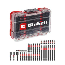Coffret d'Embouts Impact Einhell M-CASE 38 Pièces avec Boîte de Rangement