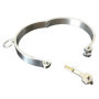 Collier de contention en acier verrouillable pour bondage