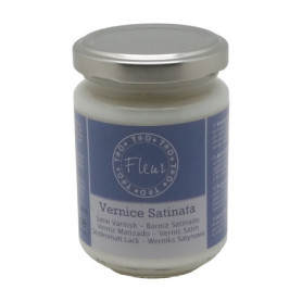 Vernis Satiné Transparent FLEUR DESIGNER'S PAINT - 130 ml pour Intérieur et Extérieur