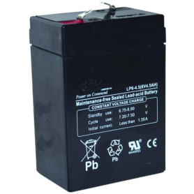 Batterie Tashima 6V 4,5Ah pour Lampe Rechargeable - Durable et Prête à l'Emploi