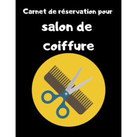 Carnet de Réservation pour Salon de Coiffure - Suivi de Rendez-vous sur 2 Ans