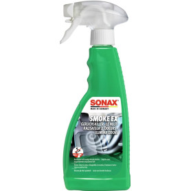 SONAX Smoke Ex - Neutraliseur d'Odeurs Puissant pour Textiles et Cuir - 500 ml