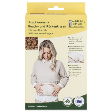 Coussin Chauffant Floral pour Soulager le Dos et le Ventre - Grünspecht