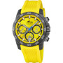 Montre Chronographe Homme Lotus Jaune en Caoutchouc - Étanche 10 ATM