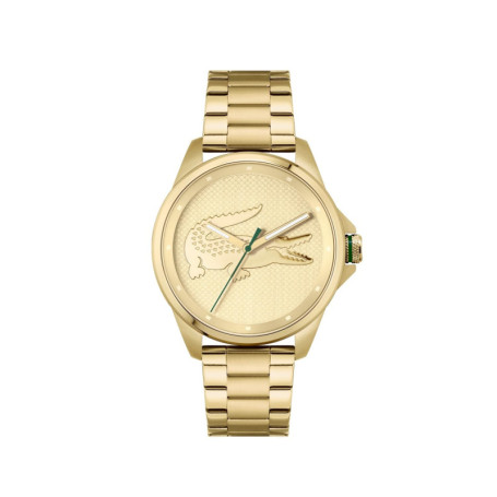 Montre Lacoste Le Croc Homme en Acier Doré - Élégance Sportive