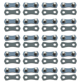 ECSiNG 20 Maillons de Chaîne de Tronçonneuse 3/8LP - Réparation Facile et Durable