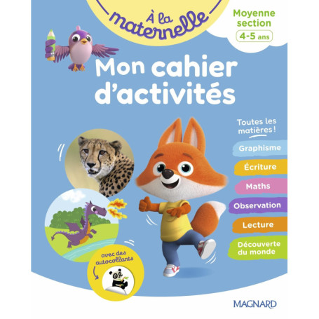 Mon cahier d'activités pour la moyenne section - Maternelle 4-5 ans