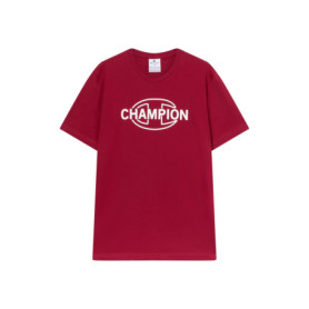 T-Shirt Champion Legacy Homme Rouge à Col Rond avec Motif Graphique - Taille XXL