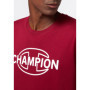 T-Shirt Champion Legacy Homme Rouge à Col Rond avec Motif Graphique - Taille XXL